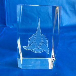 Star Trek: Klingon Emblem Crystal